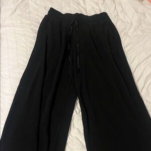 Black Wide-Leg Pants